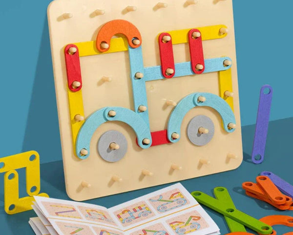 LearnWood™ – Holz-Puzzlespielzeug für Kinder | Fördert Kreativität und Logik