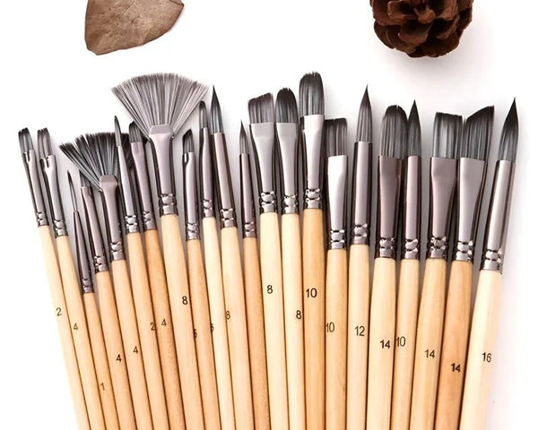 MasterPaint™ – 23-teiliges Set Professionelle Künstlerpinsel