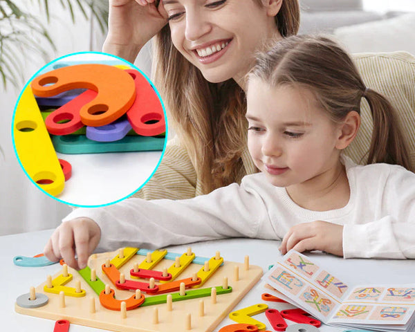 LearnWood™ – Holz-Puzzlespielzeug für Kinder | Fördert Kreativität und Logik