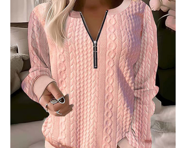 Lillie™ Eleganter Damen-Pullover mit V-Ausschnitt