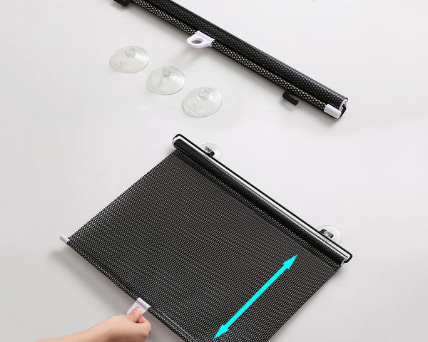 GuardSun™ – Effizientes Sonnenschutzrollo für Auto und Fenster – Maximale Kühlung & UV-Schutz