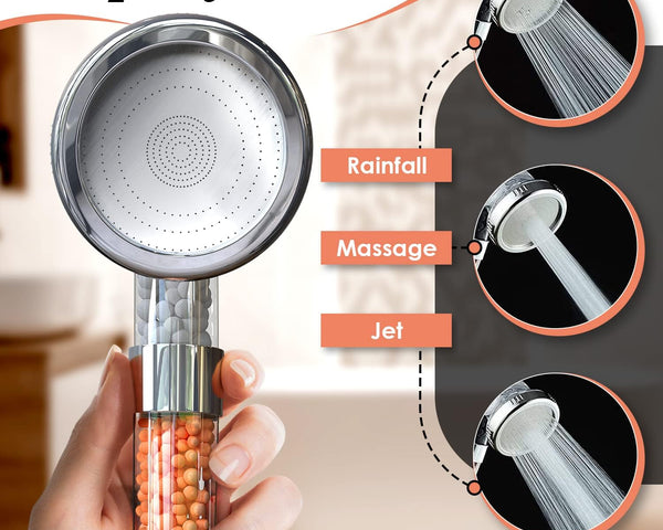 HydroCare™ – Hochdruck Spa-Duschkopf mit Filter für Wellness & Entspannung