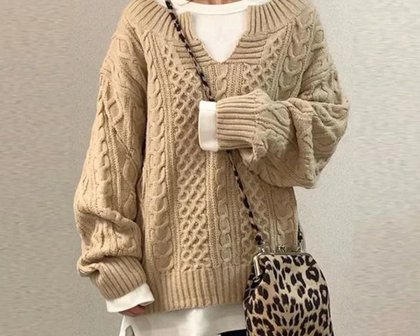 Maggie™ Bequemer Pullover in Übergröße