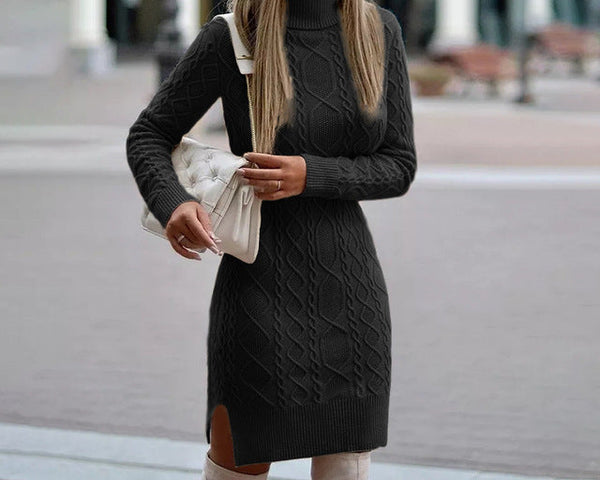 Dallas™ Elegantes Herbst-Winter-Kleid aus Strick