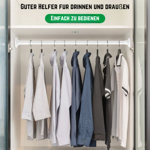 LongHold™ – Verstellbare Teleskop-Kleiderstange für zusätzlichen Stauraum