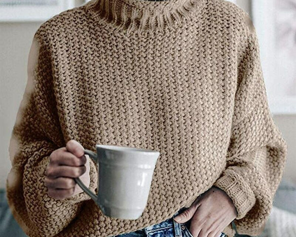 June™ Rollkragenpullover gestrickt