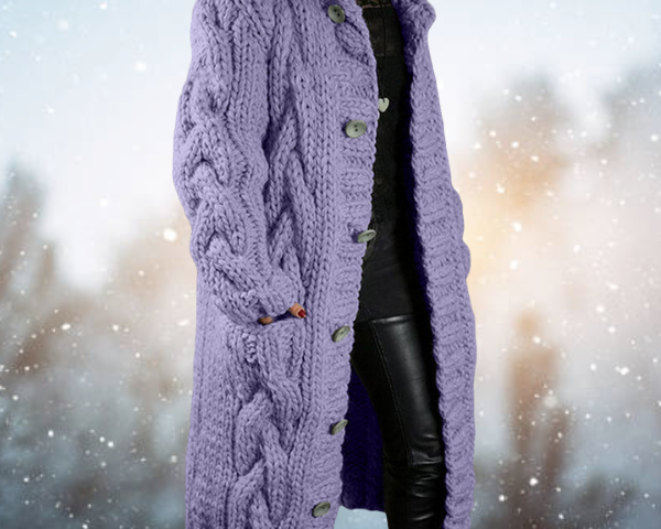 Marceline™ Luxuriöser Komfort Dicke gewebte Damen Strickjacke