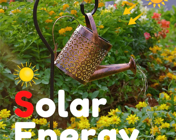 LightFall™ - Solarbetriebene Wasserfall-Lichter für den Garten