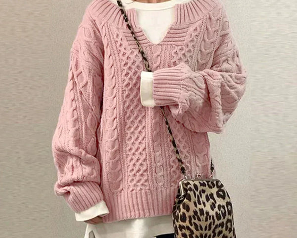 Maggie™ Bequemer Pullover in Übergröße