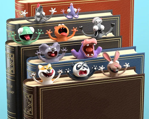 FunMark™ – Niedliche Tier-Lesezeichen für Bücherliebhaber