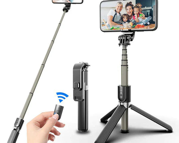 LightStick™ – Bluetooth Selfie Stick mit Stativfunktion