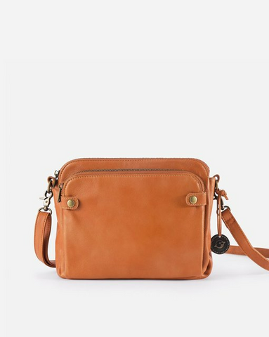 Leder Crossbody Tasche