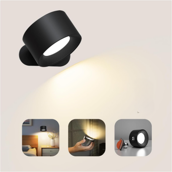 1+1 GRATIS | LumiPod - Drehbare kabellose LED-Wandleuchte