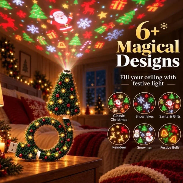 WinterBeam™ Weihnachts-Projektor | Magischer Lichterzauber für Decke & Zuhause