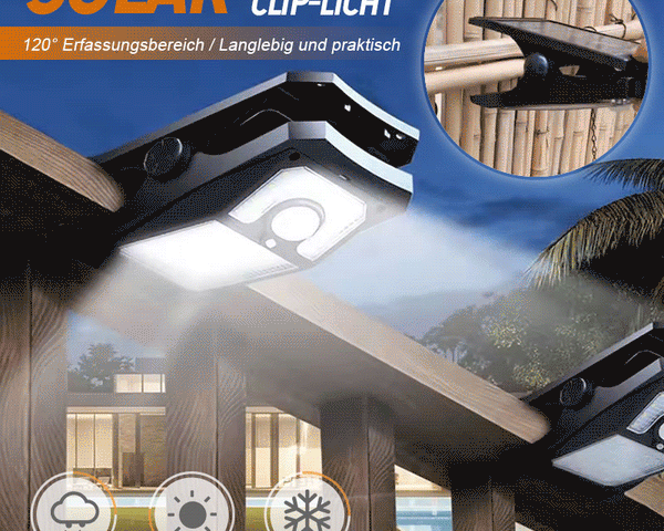 LumiSol - Wasserdichte Solarlampe für jede Umgebung