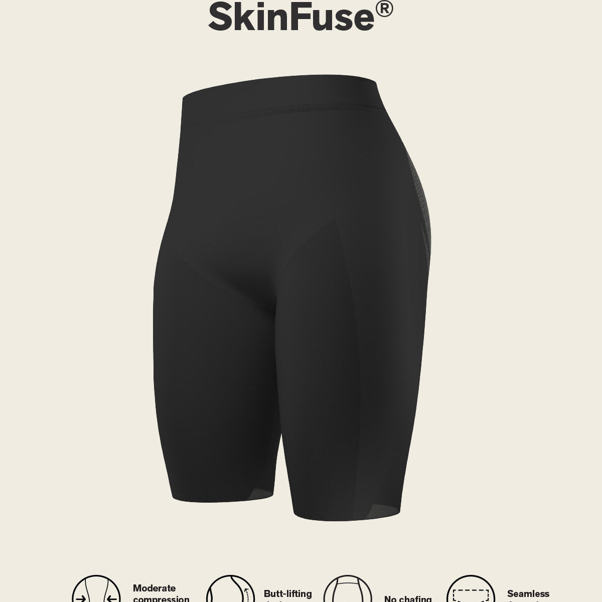 Gut sitzende, unsichtbare Shorts zur Po-Straffung