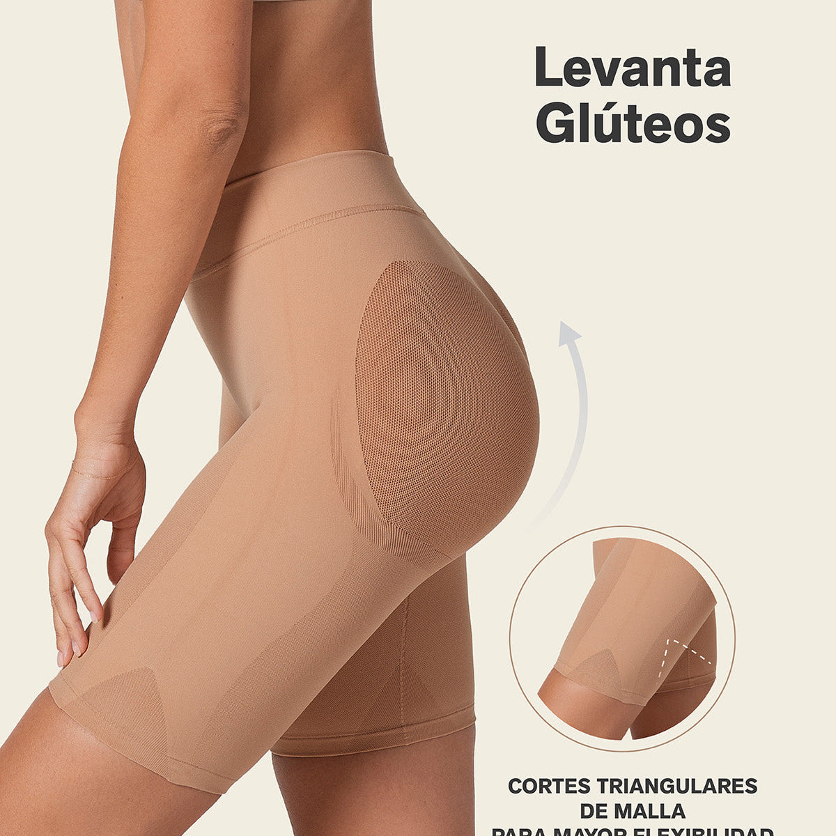 Gut sitzende, unsichtbare Shorts zur Po-Straffung