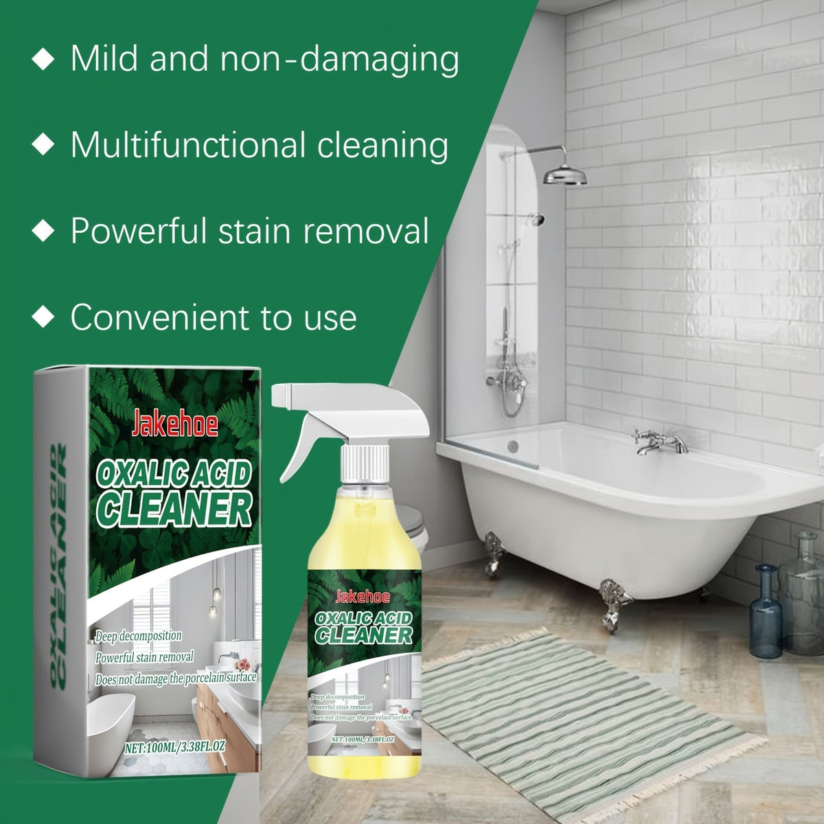 SparkClean™ WC- & Kalkreiniger | Entfernt Hartnäckige Flecken Ohne Schrubben