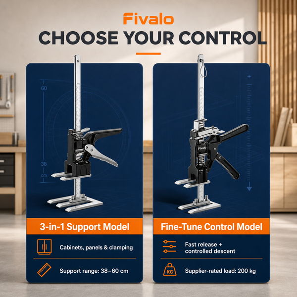 ProLiftor™ 2-in-1 Schrankheber & Montagestützen – Für Präzise, Freihändige Installationen