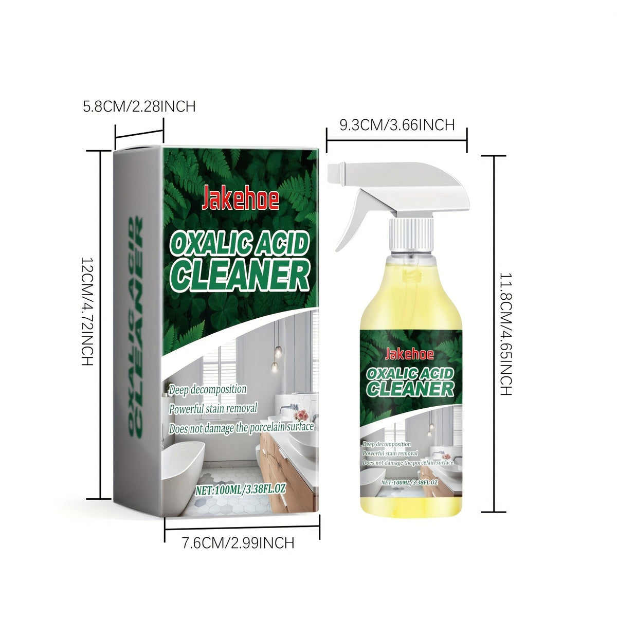 SparkClean™ WC- & Kalkreiniger | Entfernt Hartnäckige Flecken Ohne Schrubben