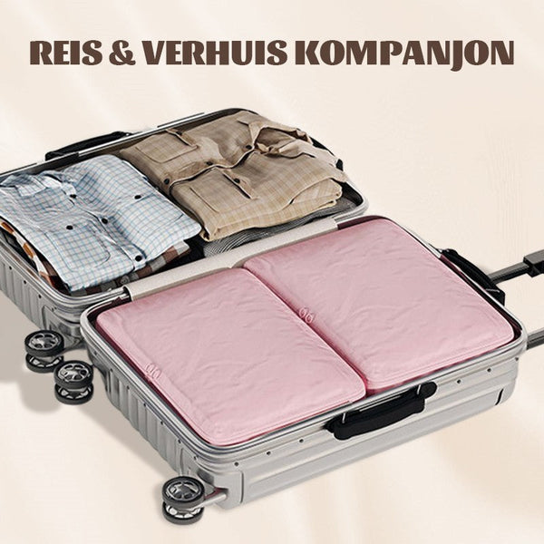 KomprimierFix™ Aufbewahrungstasche für maximalen Platz