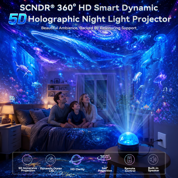 CosmoSphere™ 360° Galaxie-Projektor | Faszinierende Lichteffekte für dein Zuhause