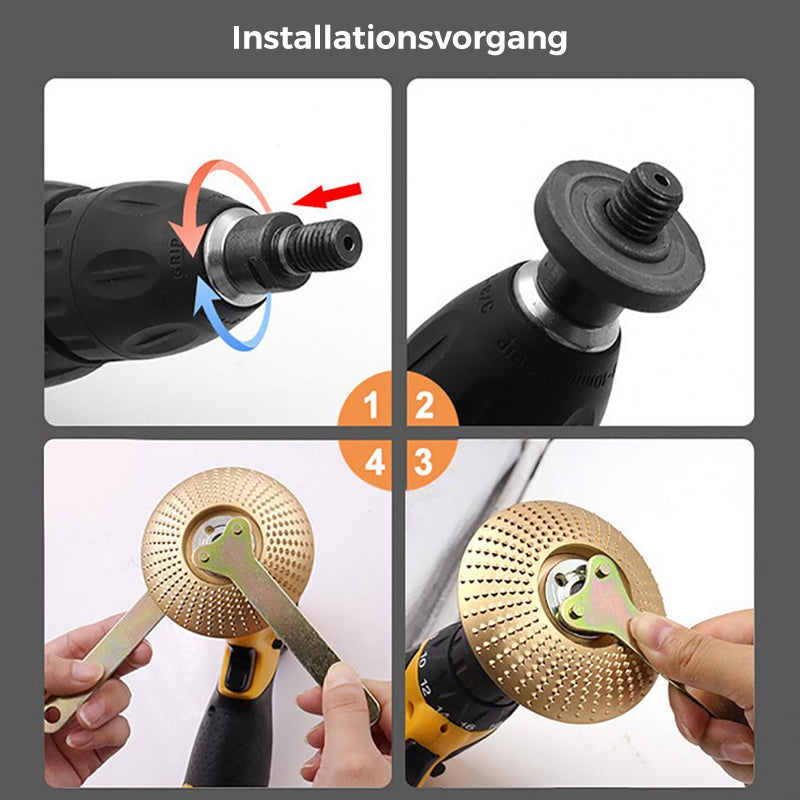 EasyGrind™ - Elektrische Bohrmaschine Winkelschleifer Pleuel Set