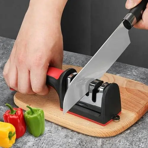 Sharpiva™ 3-in-1 Messerschärfer | Präzises Schärfen & glatte Schnitte in 3 Stufen