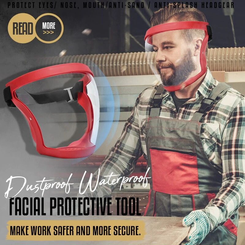 FaceProtect™ – Anti-Beschlag Gesichtsschutzschild für klare Sicht