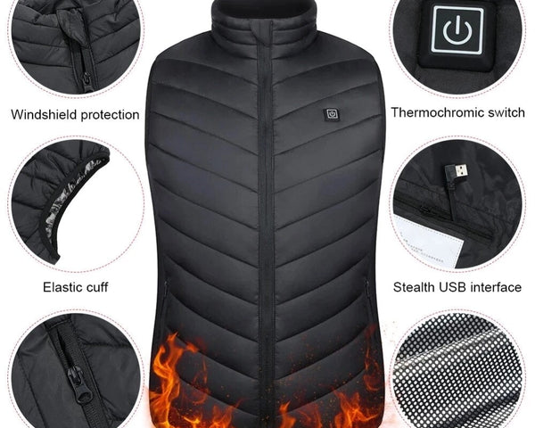 Beheizte Weste Unisex