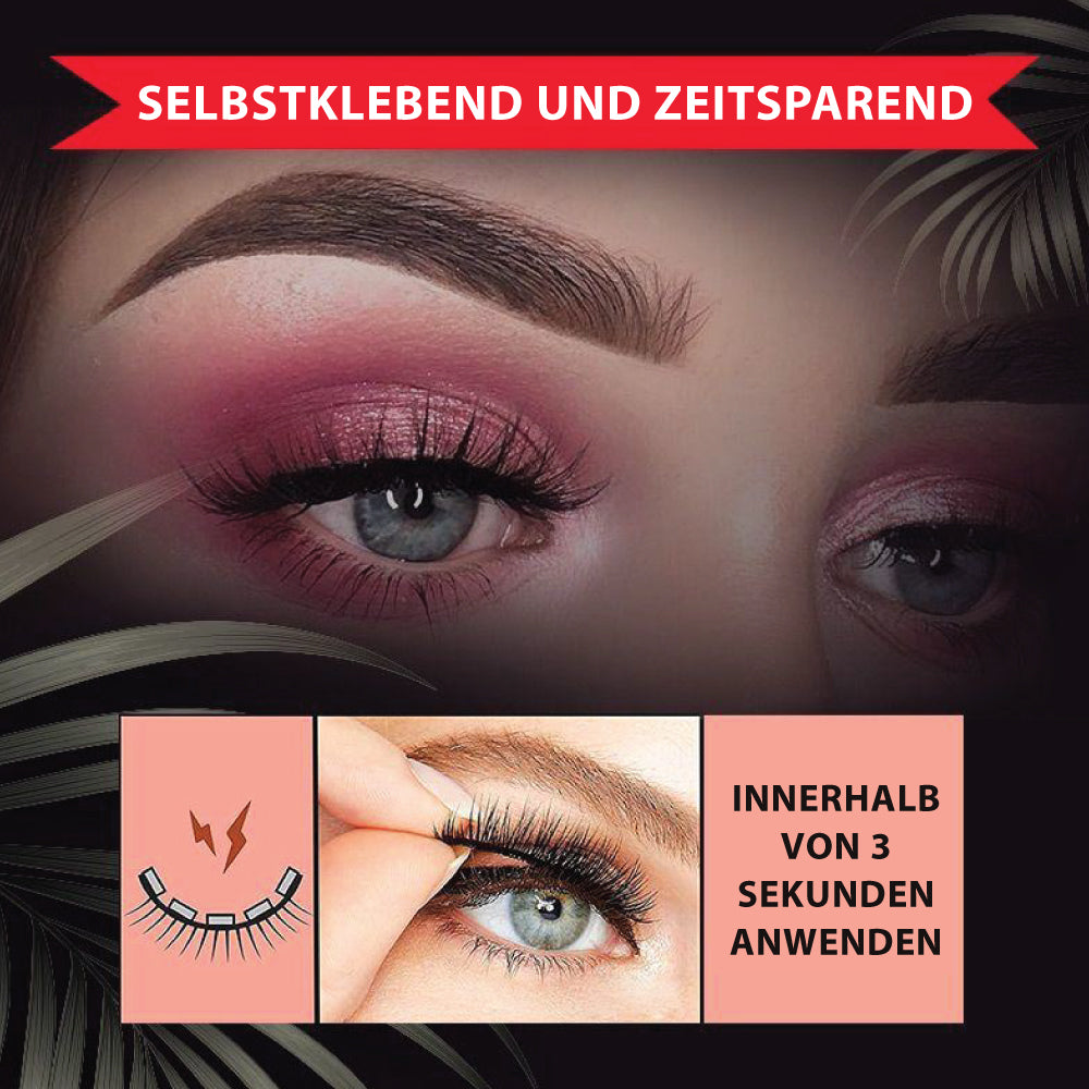 Stylash™ Wiederverwendbare Selbstklebende Falsche Wimpern (1+1 GRATIS)