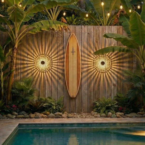 Lunara™ Solar-Mandala-Gartenleuchte | Magische Lichtmuster & warmes Abendambiente
