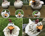 1+1 GRATIS | ChickenDeko - Garten Großäugige Hühnerstatuen