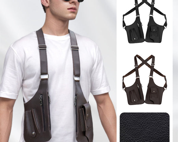 Diebstahlsichere Outdoor-Unterarm-Schultertasche für Herren