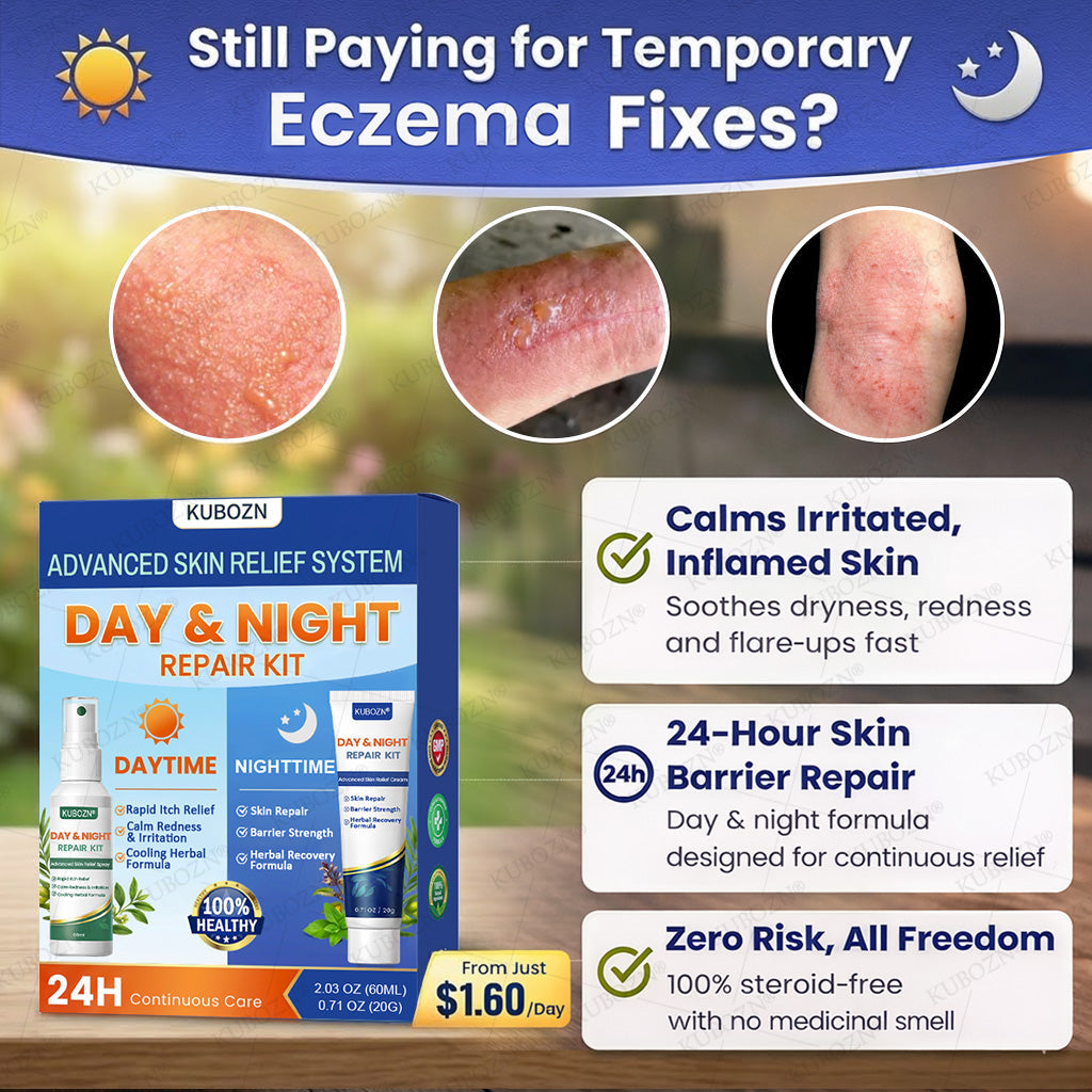 Psoriasis Tag- & Nacht-Reparatursystem | 24h Hautpflege-Duo