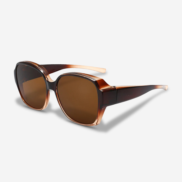 SolaraFit™ Polarisierter UV-Schutz über Korrektionsbrillen - Sonnenbrille zum Überziehen für Damen