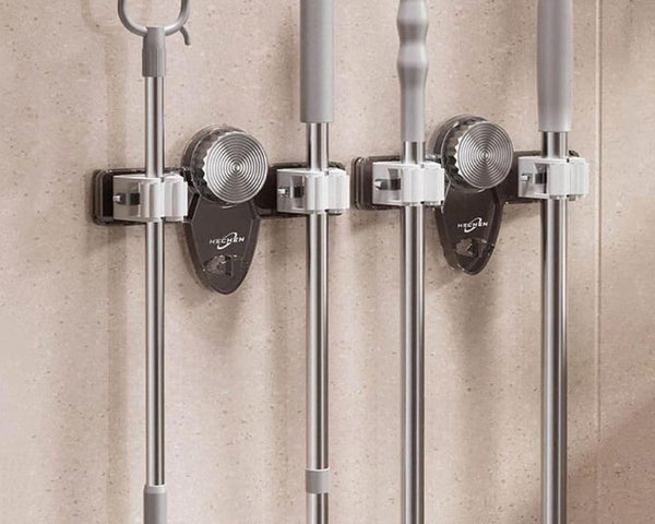 1+1 GRATIS | GripMate – Sicherer Halt für Besen &amp; Wischer ohne Bohren