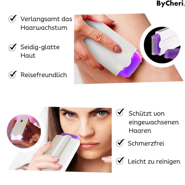 LumiShave™ | Elektrischer Haarentferner – Für Seidig Glatte Haut Ohne Hautirritationen