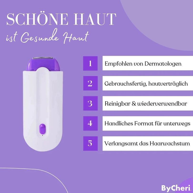 LumiShave™ | Elektrischer Haarentferner – Für Seidig Glatte Haut Ohne Hautirritationen