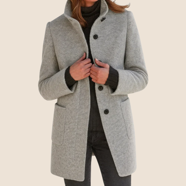 Élanora™ Midi-Mantel für Damen | Eleganter Look & vielseitiger Herbstkomfort