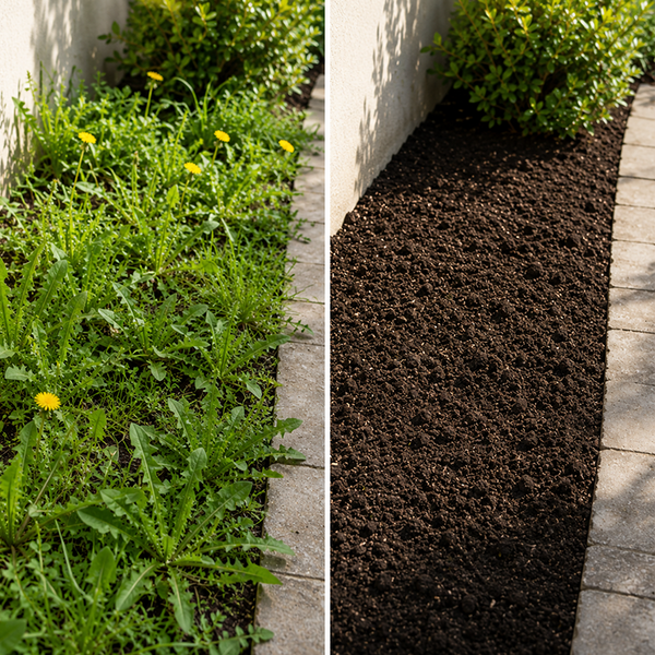 WeedLock™ | Tiefenwirksames Unkrautvernichtungspulver – Für Saubere Wege, Einfahrten & Gartenflächen
