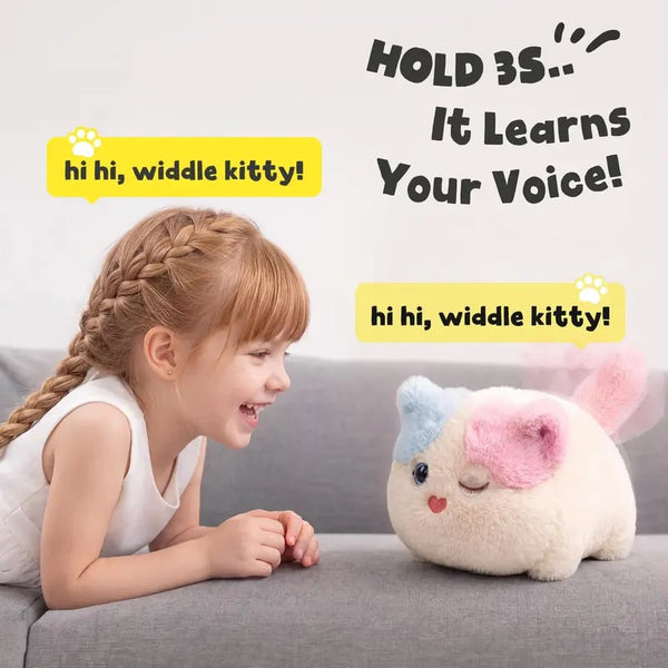 MiauMio™ Interaktive Kuschelkatze | Schnurren, Spielen & Freude schenken
