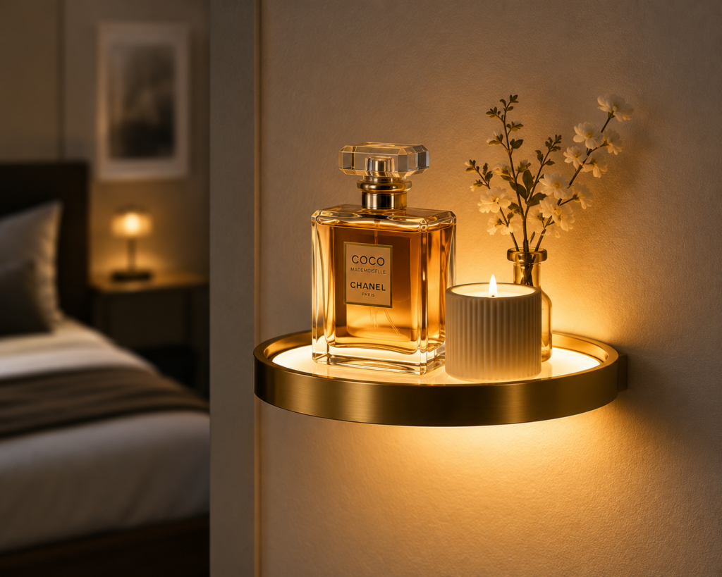 Glowora™ Leuchtendes Wandregal | Stilvolle Dekoration & warmes LED-Ambiente