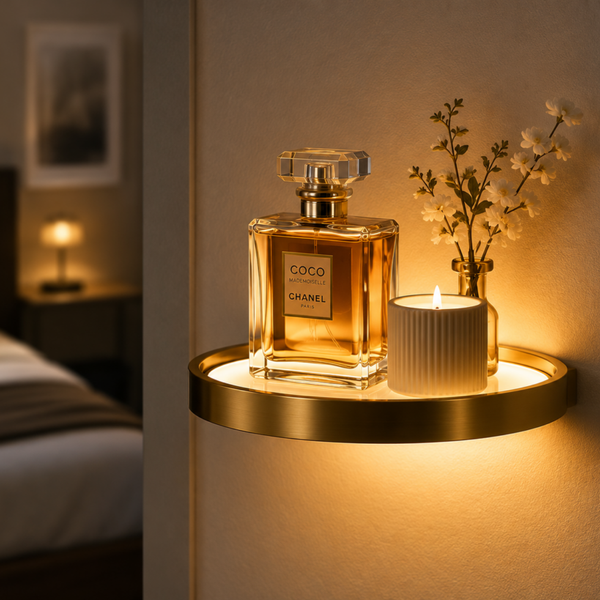 Glowora™ Leuchtendes Wandregal | Stilvolle Dekoration & warmes LED-Ambiente