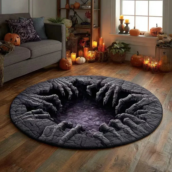 SpookDepth™ 3D Halloween Illusions-Teppich | Schauriger Tiefeneffekt