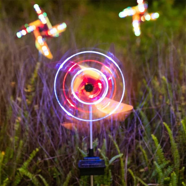SolarSpin - Verwandeln Sie Ihren Garten mit leuchtenden Windmühlen