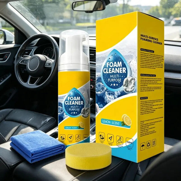 FoamBlast™ | 4-in-1 Multi-Enzym Aktivschaumreiniger für Fett, Flecken & Tiefenreinigung