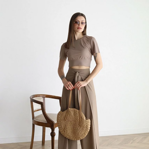 Lina™ – Weit geschnittene Leinenhose | 50% RABATT