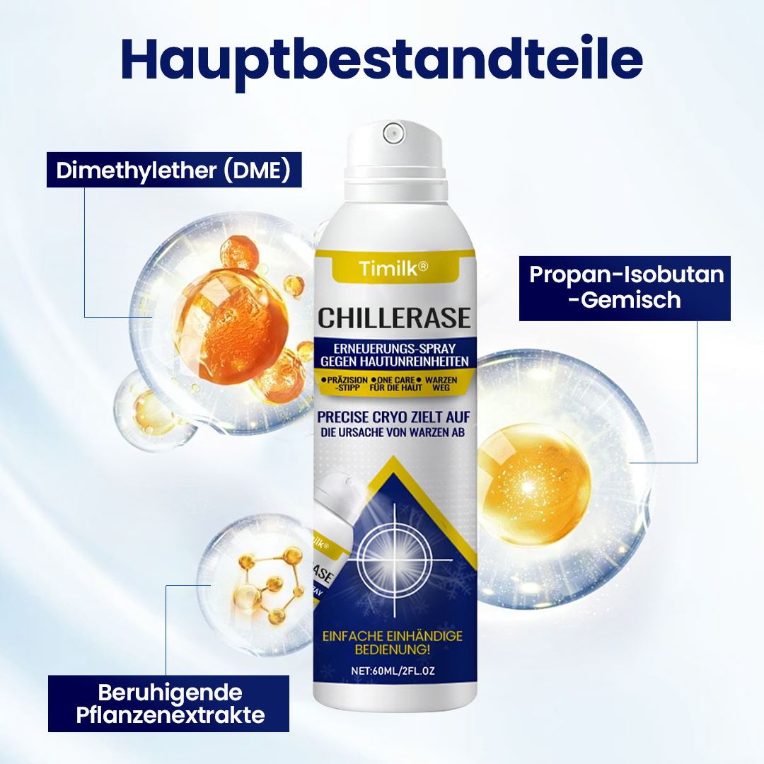 1+1 GRATIS | ChillErase Erneuerungs-Spray gegen Hautunreinheiten
