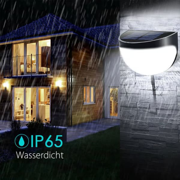1+1 GRATIS | HaloCryst - LED Halbkreis Stufenleuchte Wandleuchte Zaunleuchte